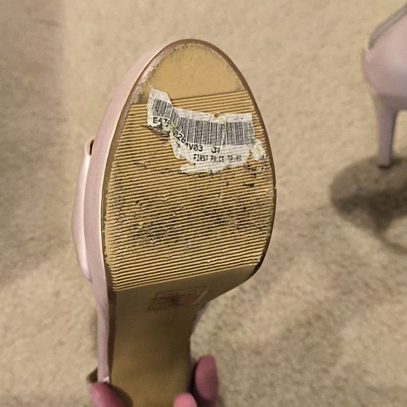 Exe Baby Pink High Heels - Picture 4 of 6